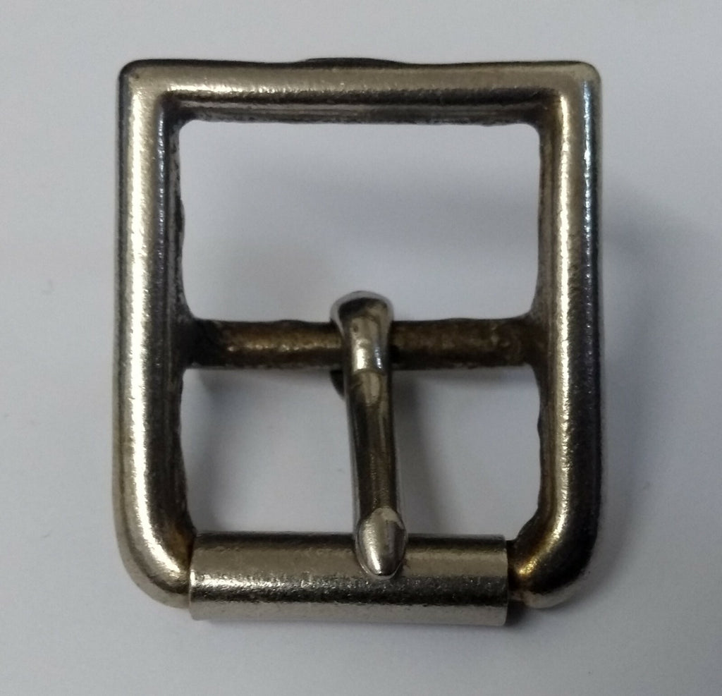 Genuine Vintage British Army Issue Chrome 1 1/4" Bridle Roll Prong Buckle