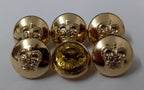 Genuine Vintage British Issue St Edwards Crown Gilt Buttons 20L ASBT152