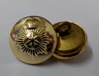 Flora Marching Band Insignia Dress Uniform Ring Back Buttons 1 Set of 10 Buttons