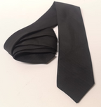 Black Polyester Tie Genuine British
