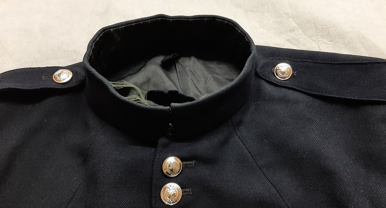 British Army Vintage Welsh Jacket Blue No1 Dress Old Pattern 22.5"