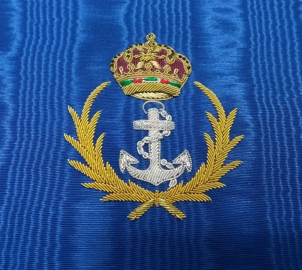 Oman Navy Cummerbund With Obsolete Gold Braided Naval Anchor