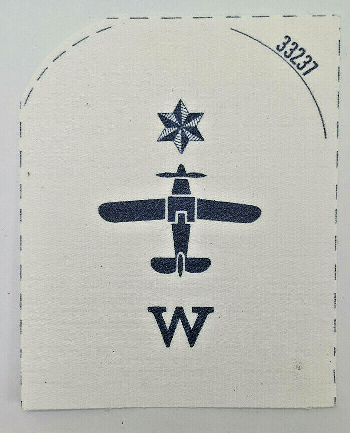 Royal Navy Fleet Air Arm Weapons Naval Branch Specialisation Patch Blue on White
