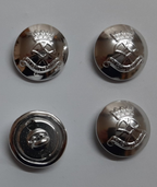 Royal Yeomanry Buttons Cress Size 22L Silver with British Army (RY) Insignia x2