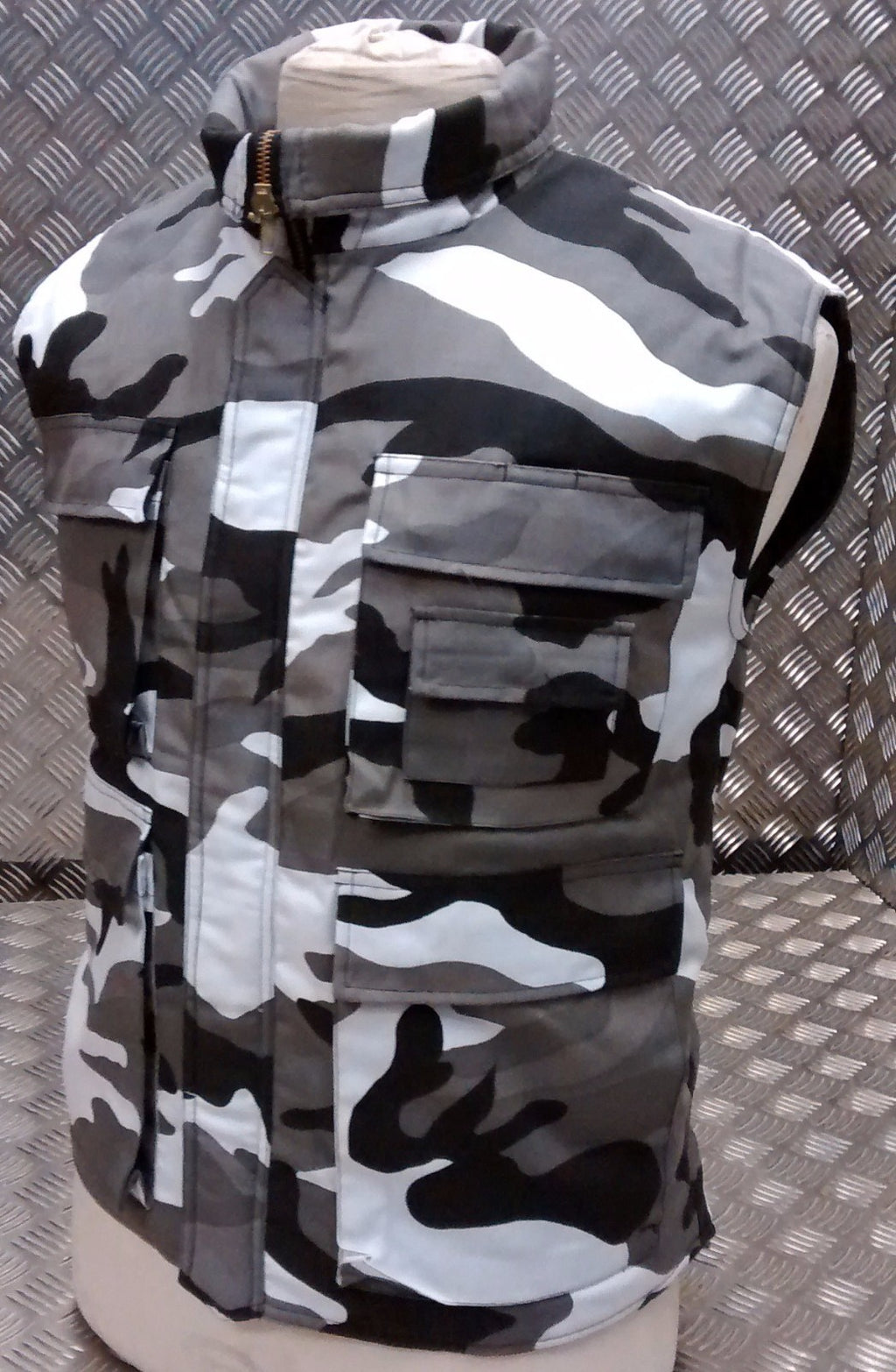 Hunters Action Vest Urban Camo Tactical Fishing Body Warmer - NEW