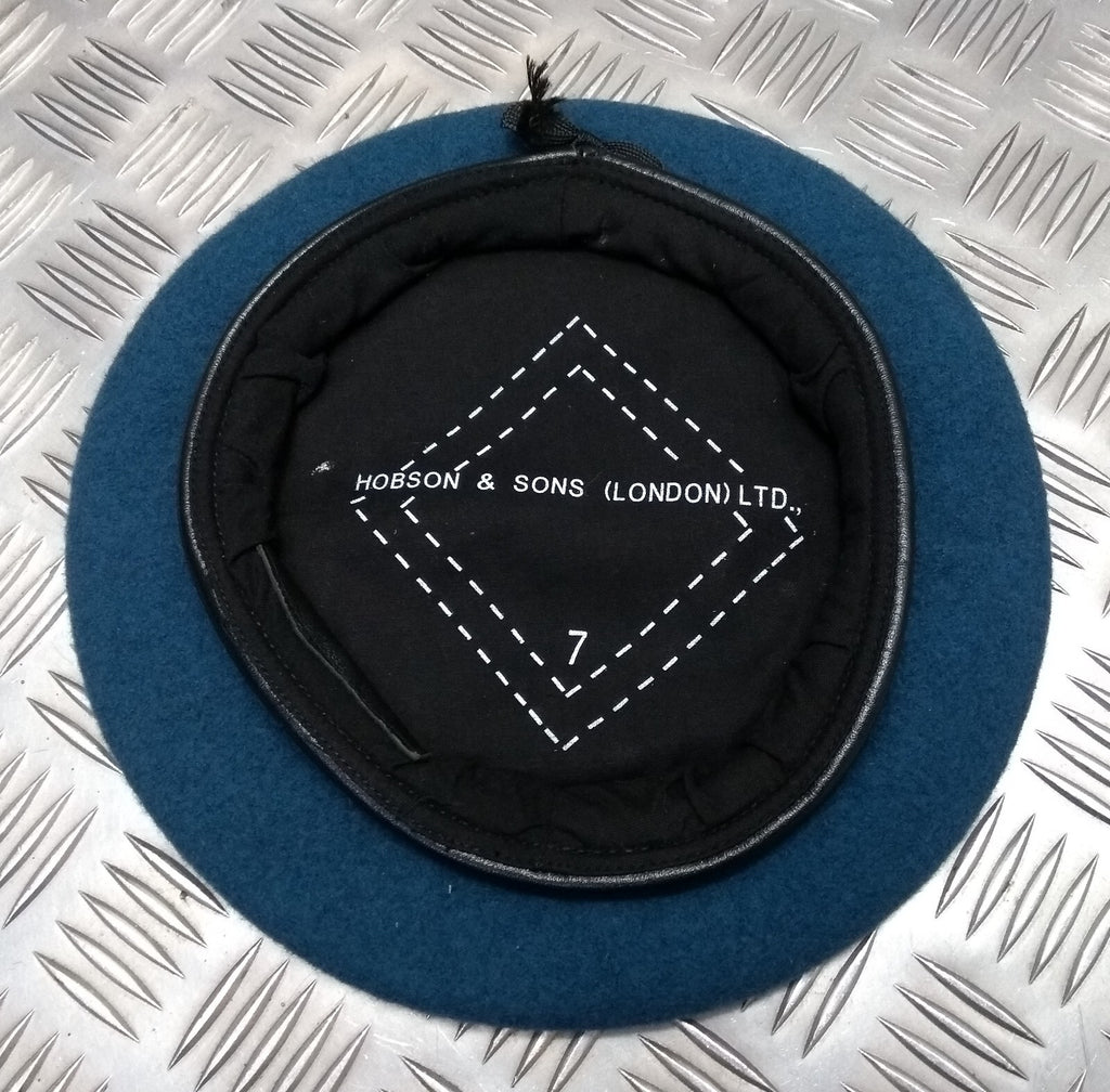 Blue Grey Beret Genuine Hobson London Manufactures Sample 7 56cm