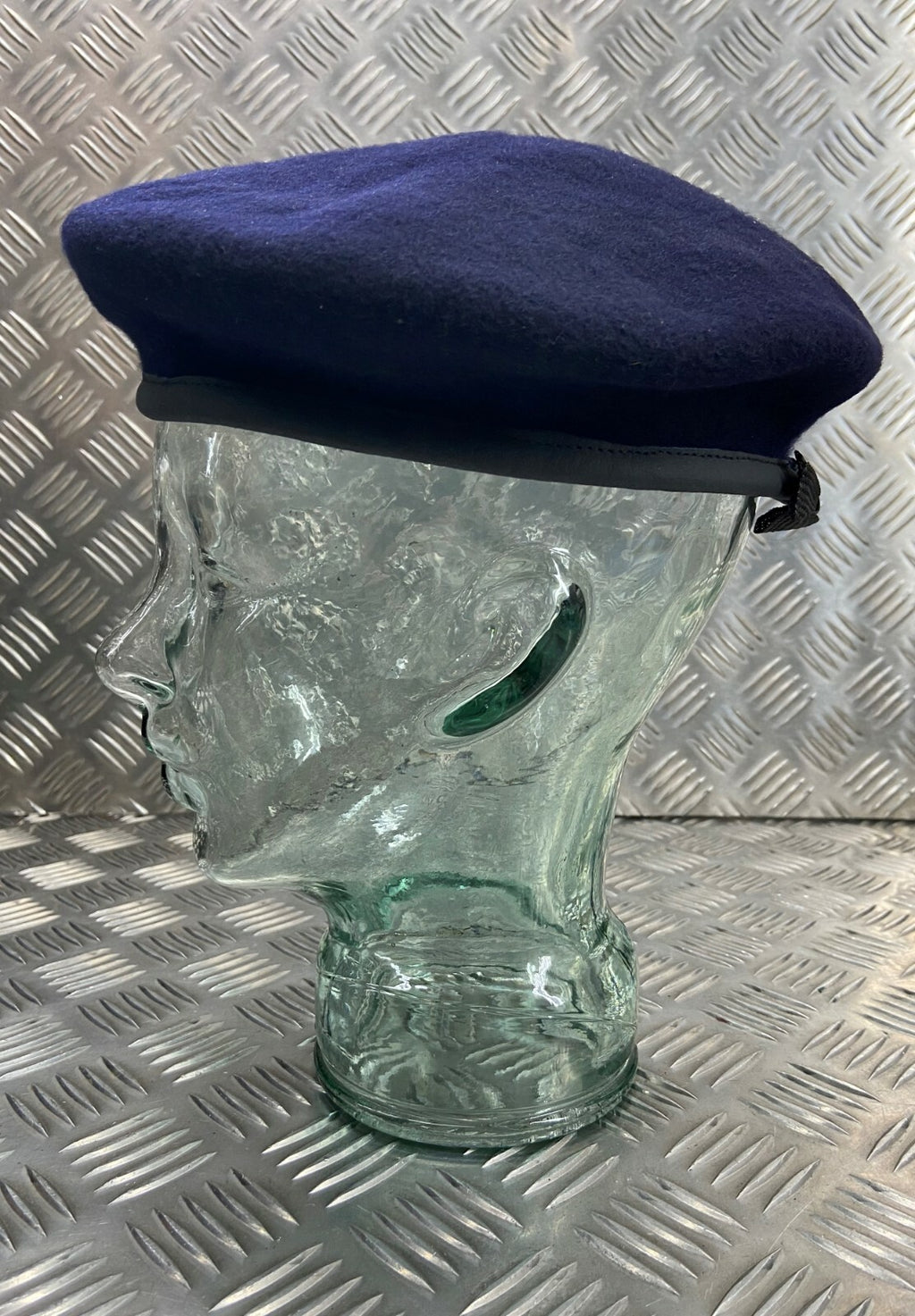 Blue Beret Cap British Made General Service Dress No Insignia 57cm or 58cm