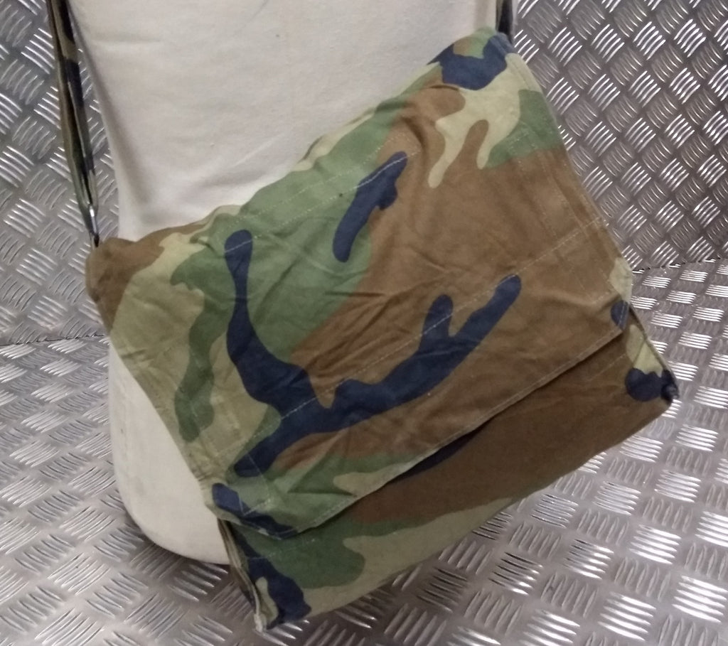 Woodland Camouflage Lightweight Compact Shoulder Bag