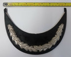 Genuine British Made Senior Officer Silver Mylar Braided Dress Cap Peak