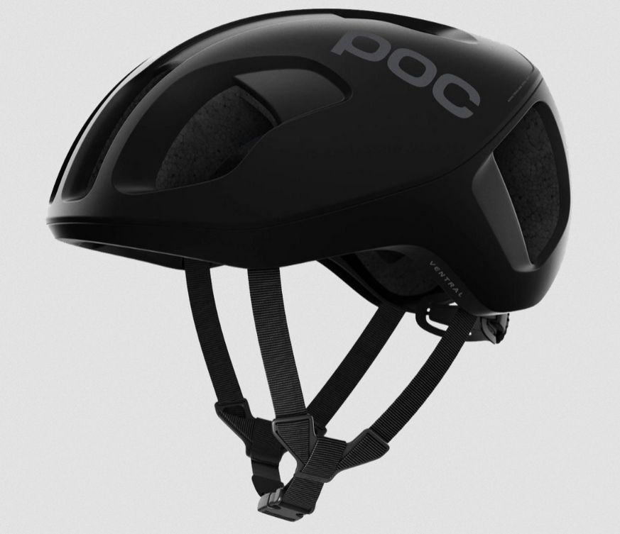 POC Ventral Spin Uranium Black Matt 270g 56-61 Bicycle Helmet with Box