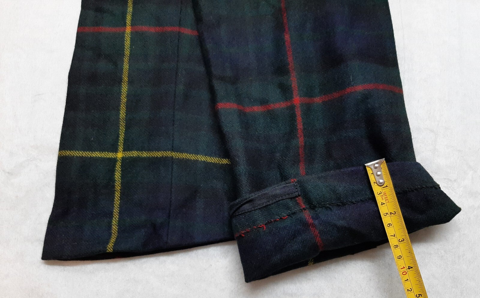 Vintage Army Trews No8 British Scottish Tartan Hunting Stewart SDG QVS Pattern