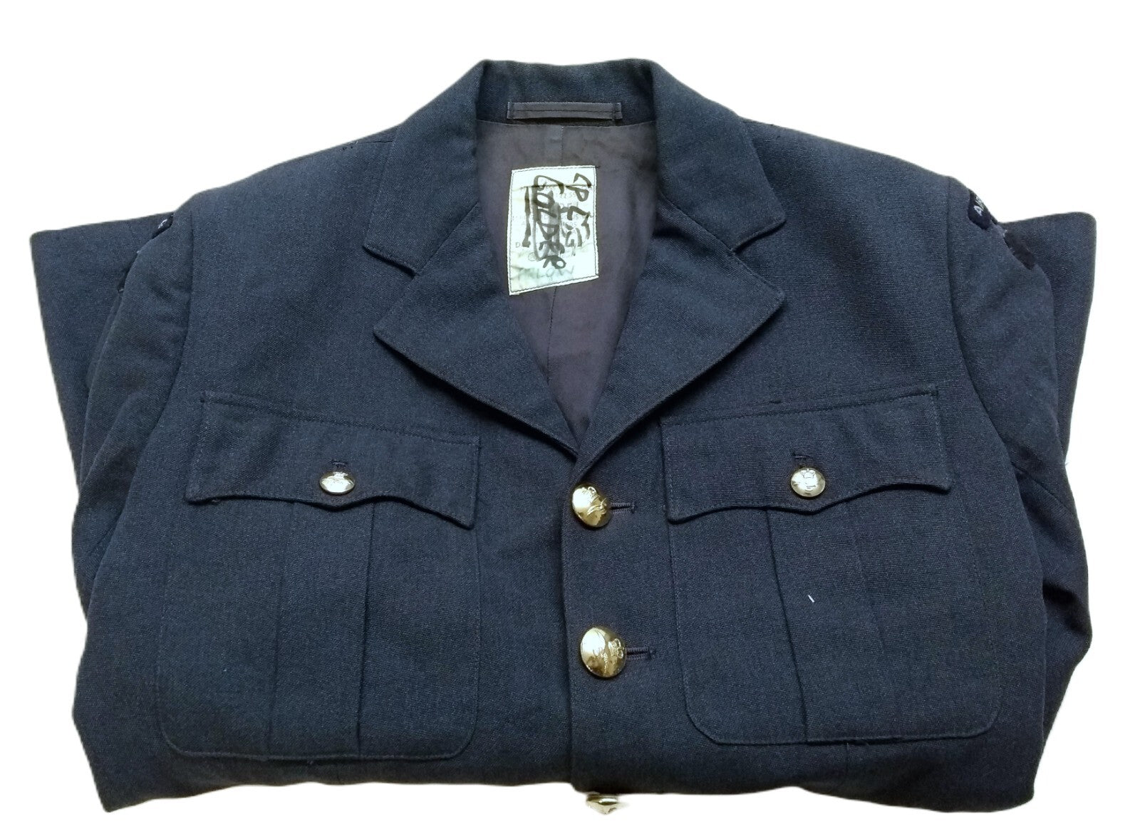 RAF Royal Air Force Vintage Jacket Airforce Blue Grey Colour 469 SQD Lowestoft