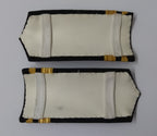 Naval Officers Lieutenant Uniform Shoulder Boards Epaulette Black & Gold Detail