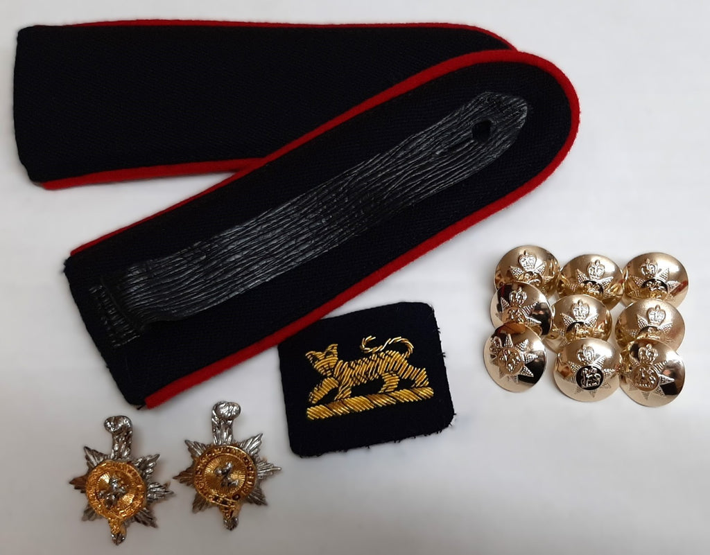 PWRR No1 Dress Buttons Should Straps Arm Badge and Collar Badges for Jacket