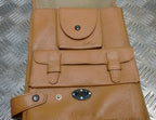 Vintage Map / Document Case / Shoulder Bag Tan