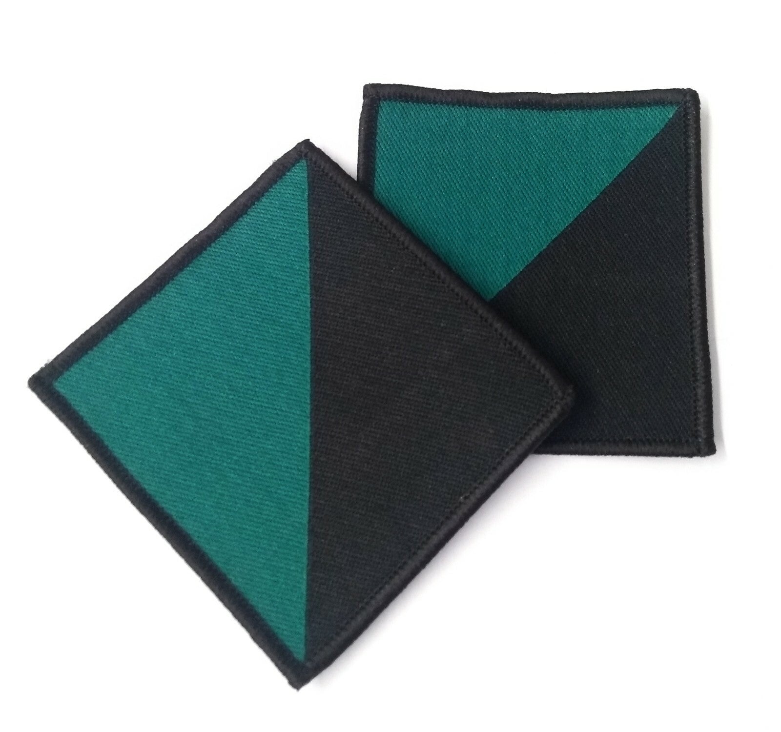 Genuine British Army Royal Irish Regiment Drop Zone TRF Sew On Patch 1 Pair