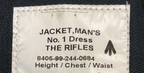 No1 Rifles Jacket Mens British Dress Pattern Size 170/108/92cm