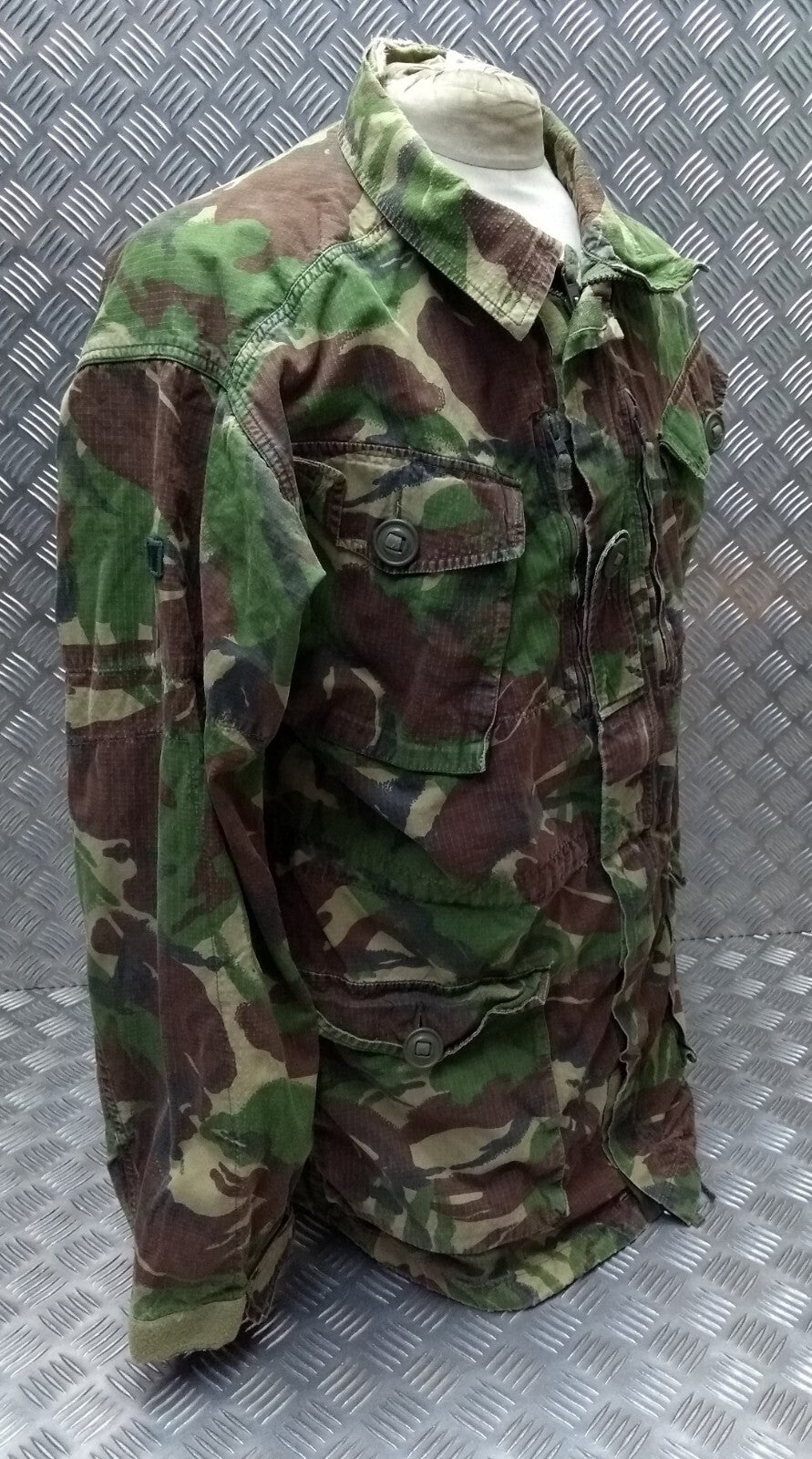 Vintage Camo Jacket Genuine British Army Combat Soldier 95 Ripstop Faulty