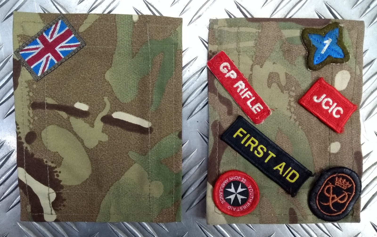 MTP Blanking Patches with St John Ambulance & various other TRF Patches