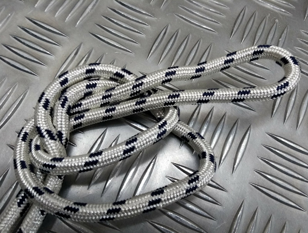 Genuine British Made Ceremonial Parade Silver Black Fleck Cord 1M RC12