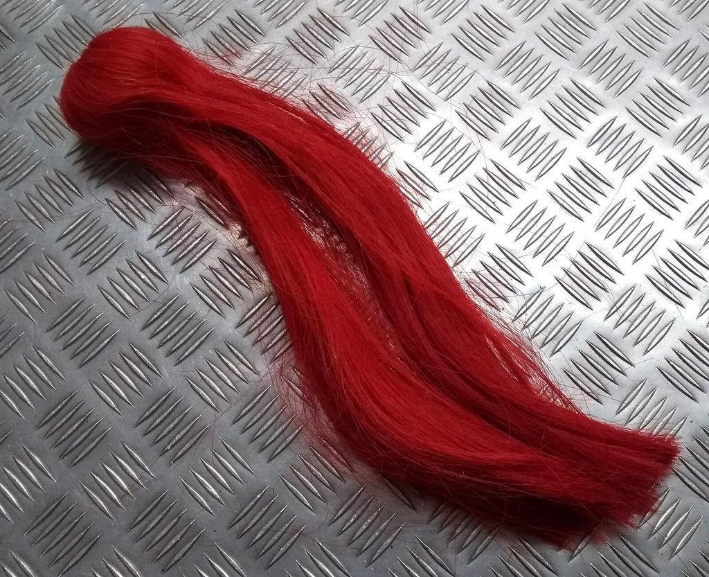 HCav RED Plume Ceremonial Horse Hair Headwear British Household Cavalry / RHG