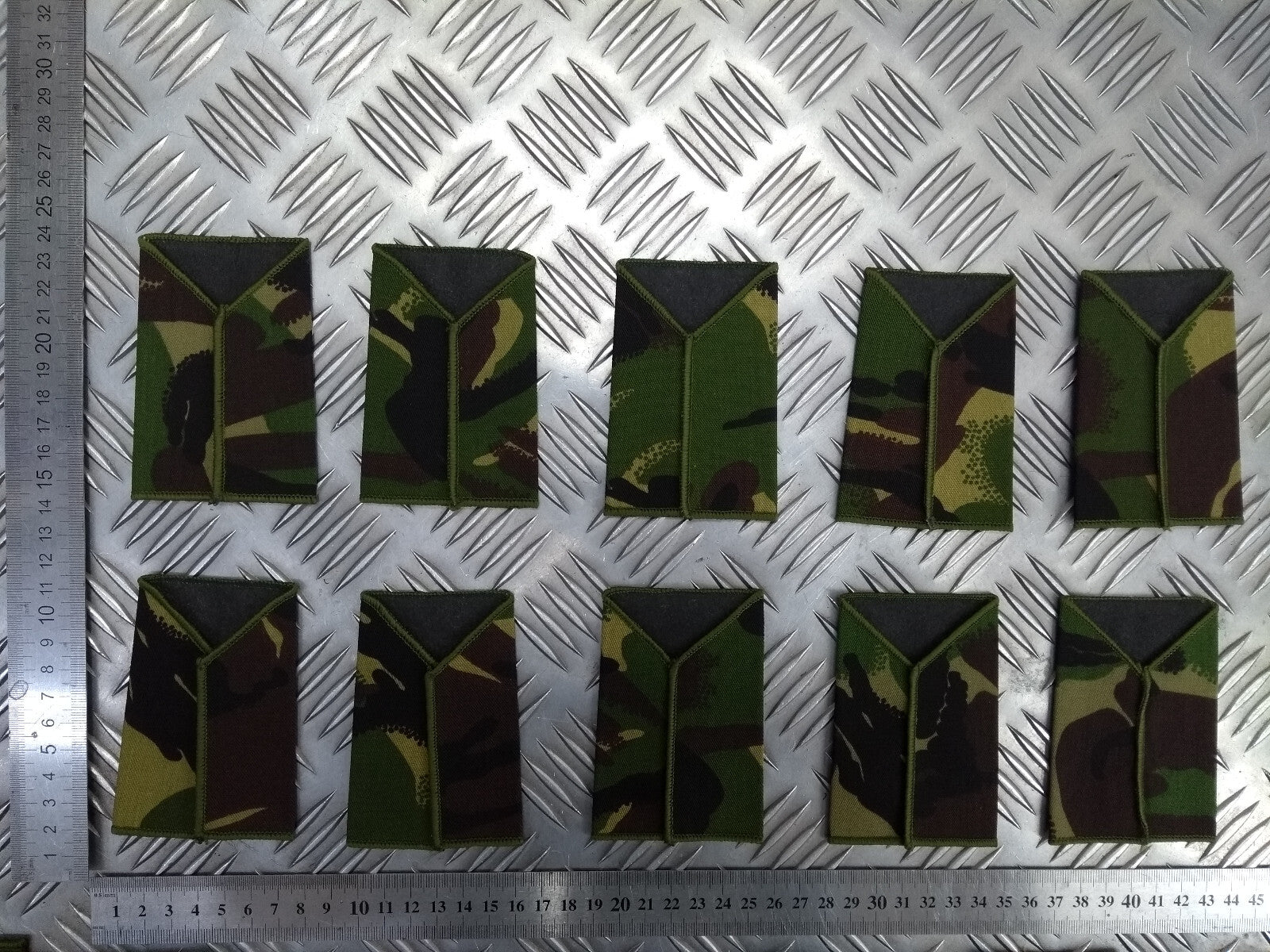 RAF Royal Air Force Slide Woodland Camo for Epaulettes and Front Tab Slider Assorted Types