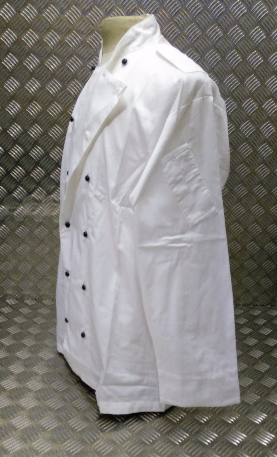 Genuine British Royal Navy Chefs Whites Top Neckerchief & Hat Set - All Sizes