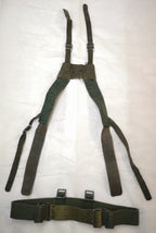M39 Belt & Harness WW2 Pattern Heavy Canvas Vintage Army Webbing