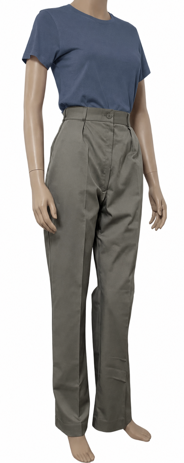 WRAF / RAF Royal Air Force Stone Trousers Royal Air Force Warm Weather Womans Safari Type Slacks - NEW