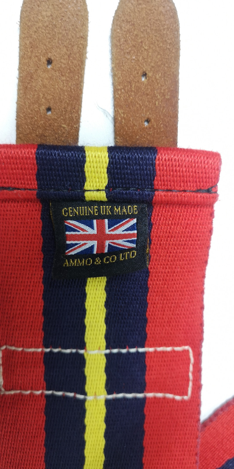 Royal Artillery Stable Belt with Light Brown Leather Straps British Issue