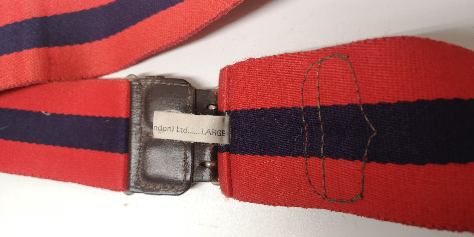 AGC Stable Belt Adjutant Corps with Double Leather Strap up to 39"