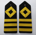 Naval Shoulder Boards / Slides Officers Style Gold Lace Navy NEW