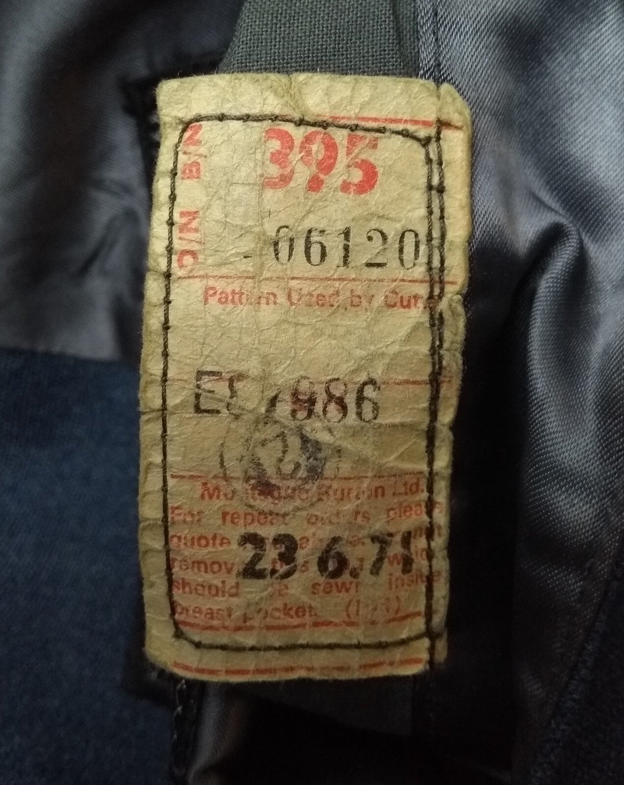RAF Vintage Jacket Royal Air Force Blue Grey Colour for OFCs WOs By Burton Clothing
