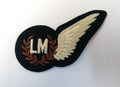British Royal Air Force (R.A.F.) Load Master 'LM' Cloth Half Wing Brevet Badge