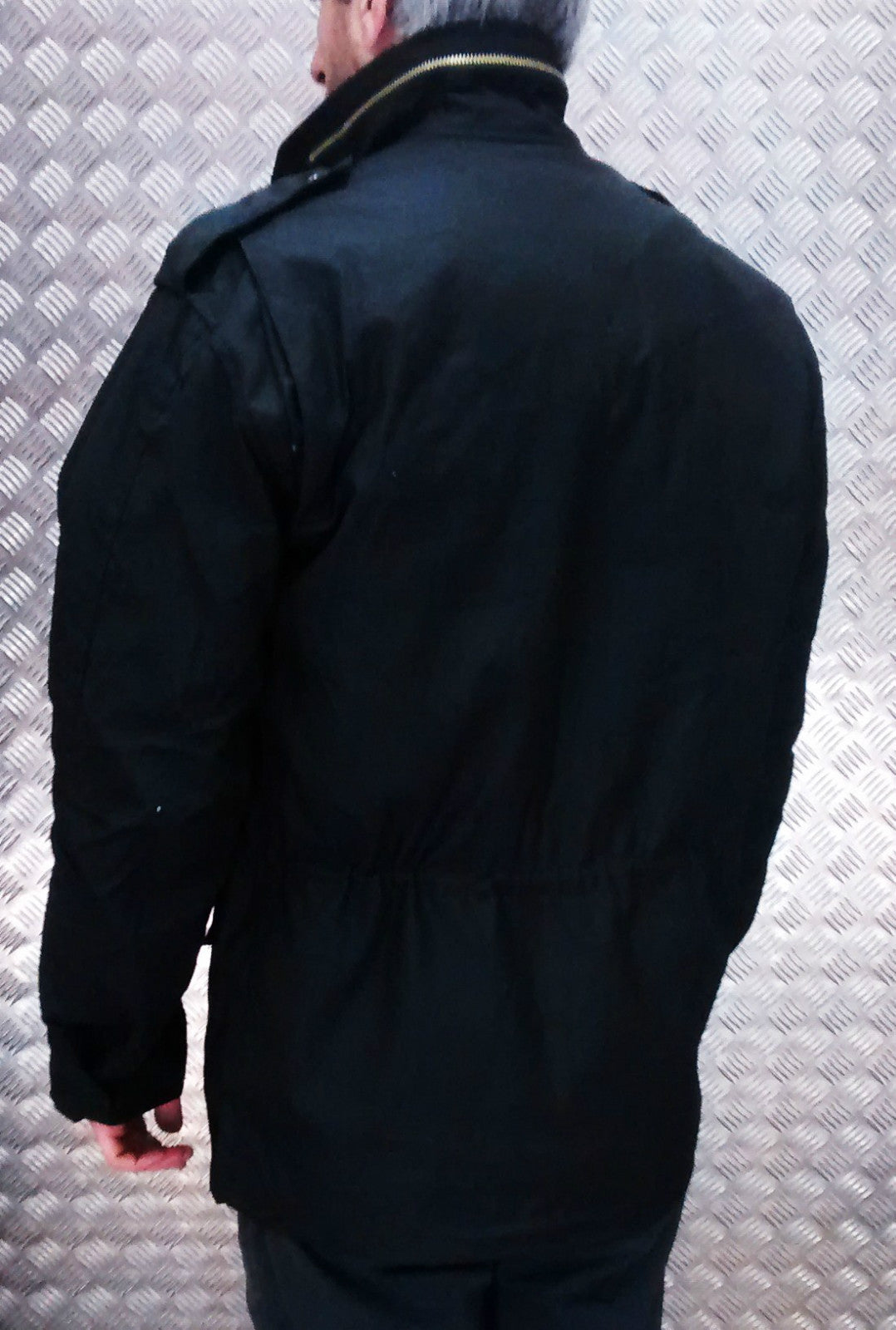 US Military Style M65 Lined Combat Jacket Black NEW