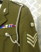 Genuine British Army Catering Corps ACC Lanyard Silver/Grey Twisted Ceremonial