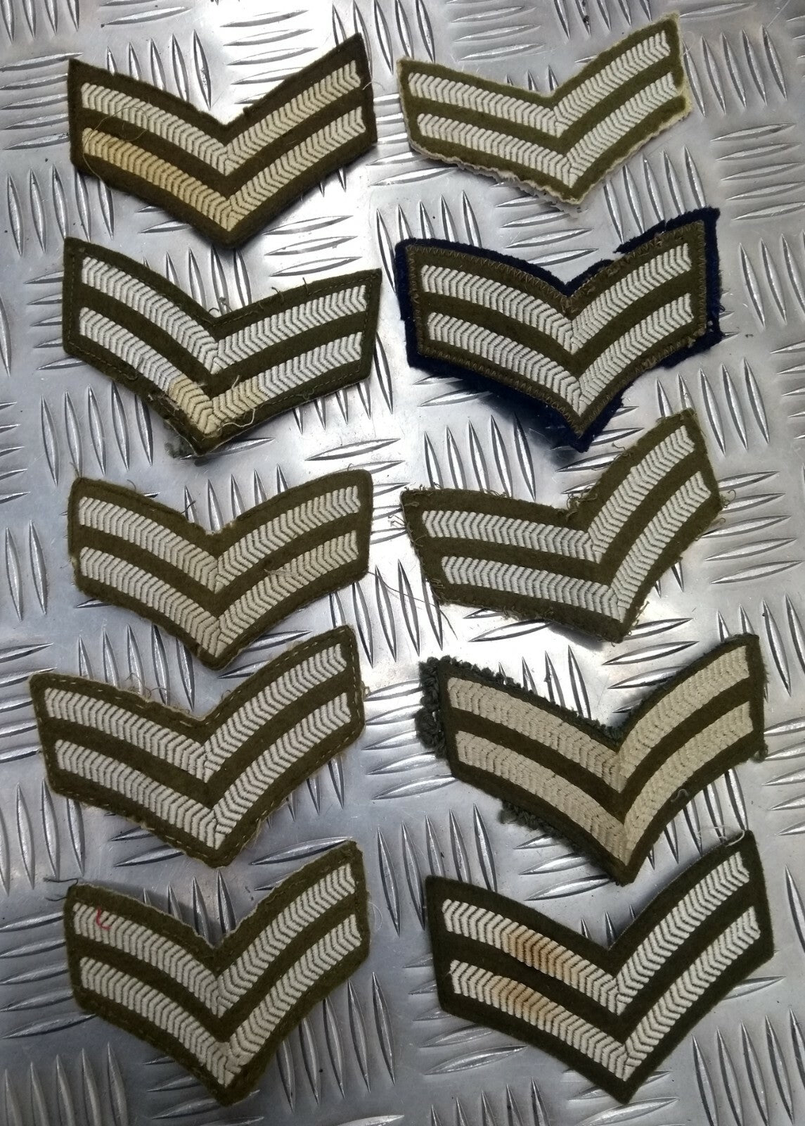 Genuine Vintage British Army Old Pattern Corporal Distressed Condition 2 Chev