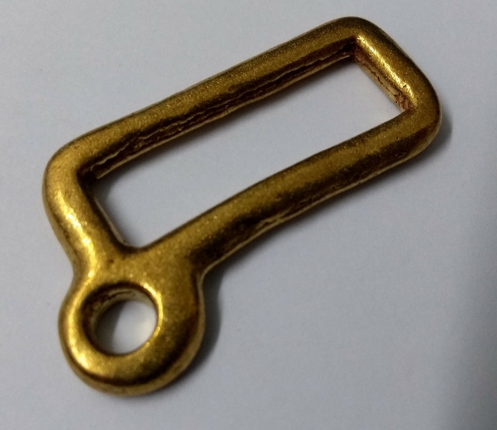 Genuine Vintage British 30mm Brass Looped Belt Stay / Hanger X2 STD64