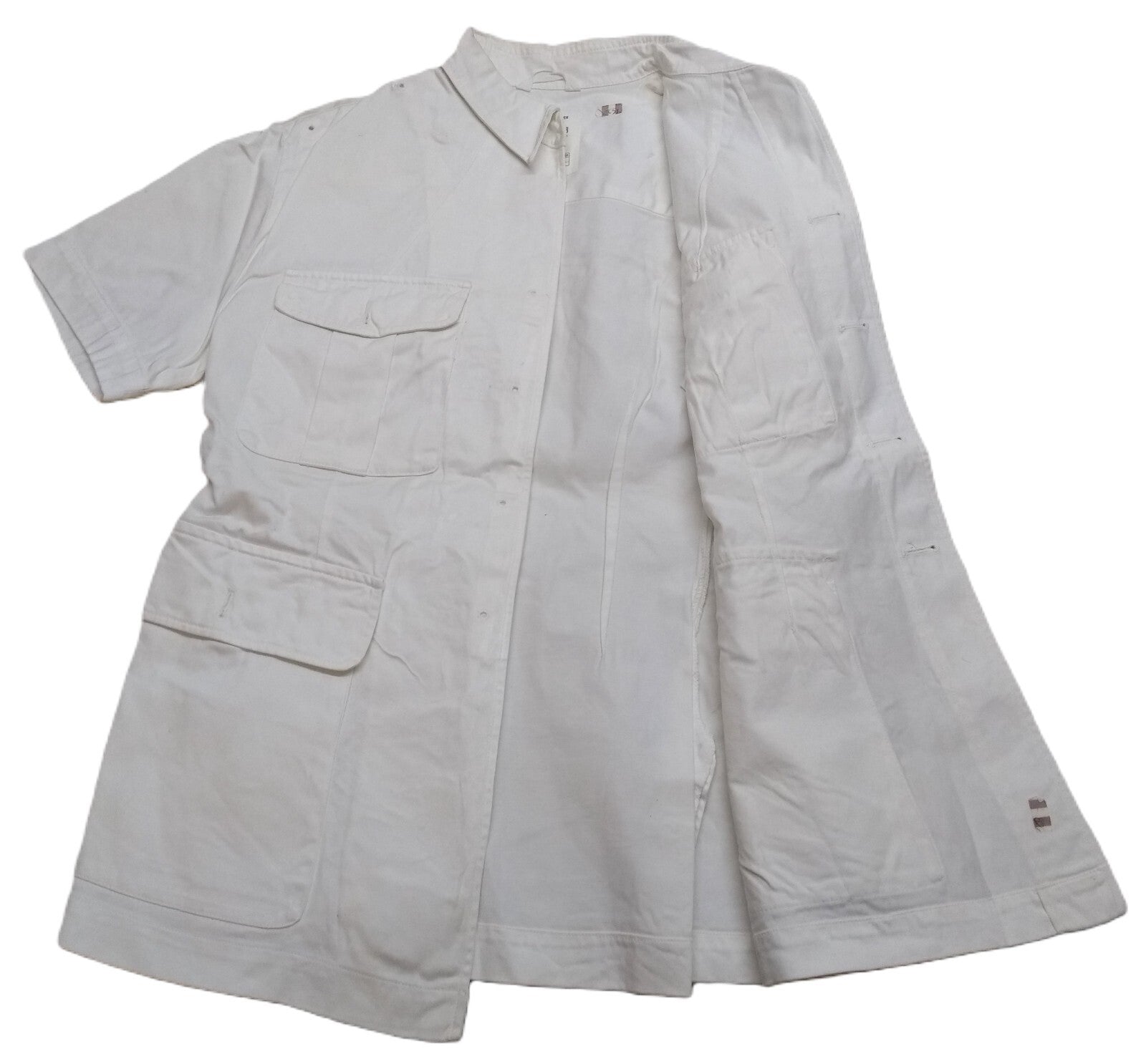 Vintage Bush Jacket Man's British Naval RN Ofc Dress No Buttons
