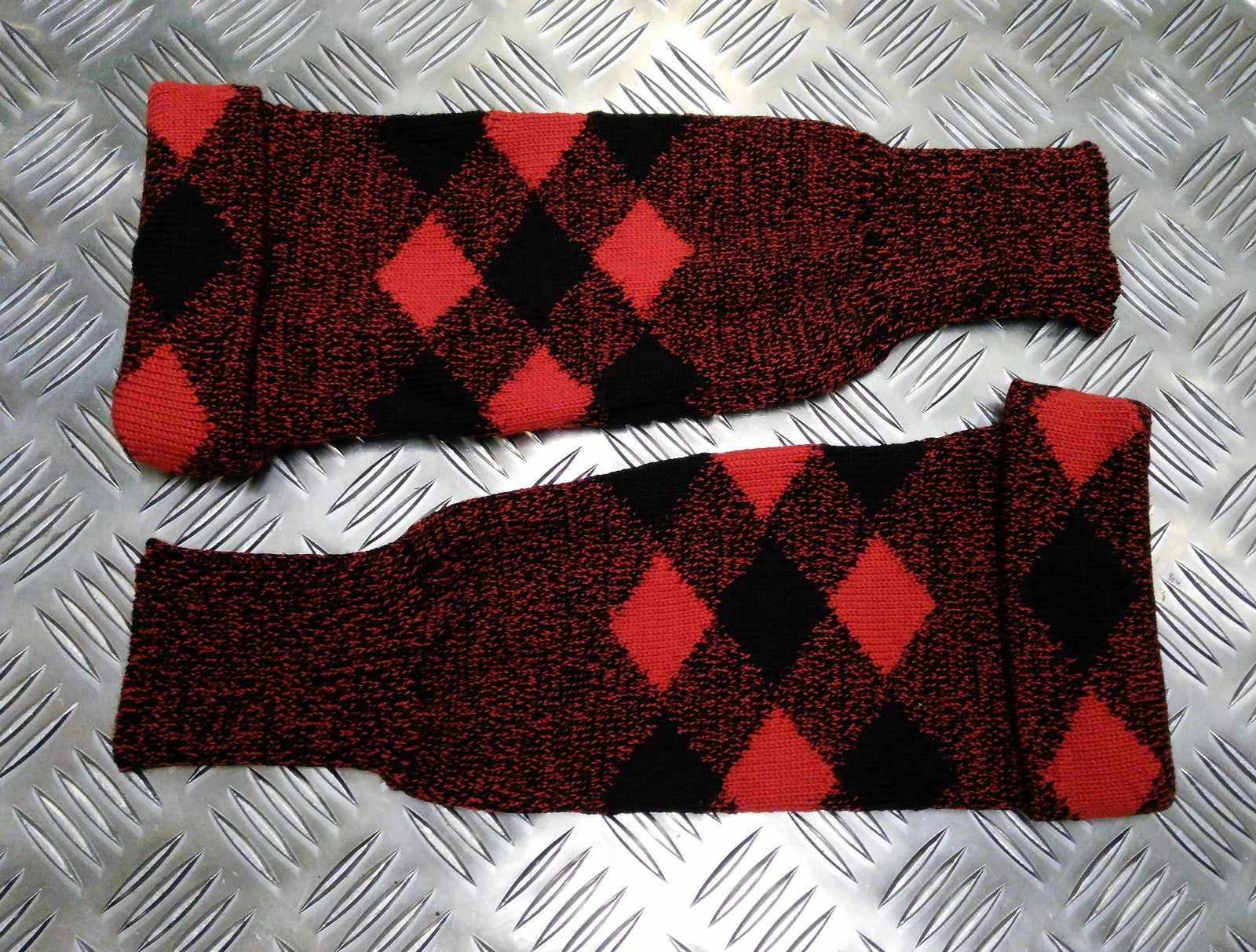 RRS Kilt Hose British Army Pattern Tartan Triple Dice Footless Stockings New