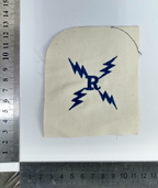 Radio Electrical Mechanic Qualification Patch Genuine Royal Navy Blue on White