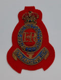 Horse Artillery Badge Hand Embroidered British RHA Side Hat Officers Dress