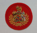 No1 Badge Conductors British Army Embroidered Braided Insignia Patch Scarlet Red
