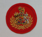 No1 Badge Conductors British Army Embroidered Braided Insignia Patch Scarlet Red