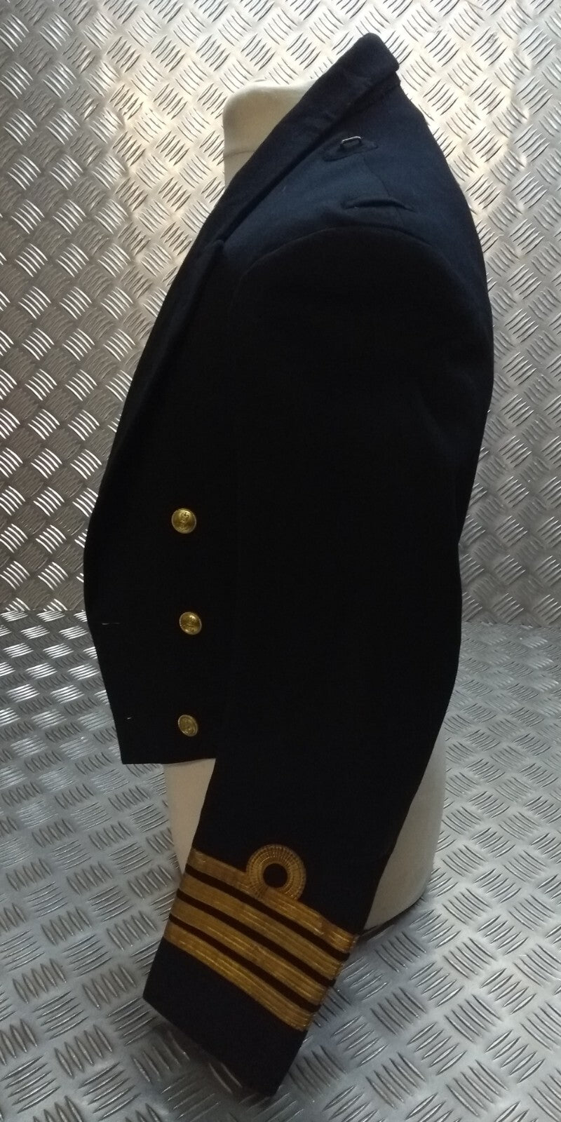 Vintage Naval Jacket 50s Pattern British Navy Mess Dress Uniform Captain Rank