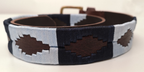 Leather Polo Belt with Brass Buckle Educational & Training Services ETS Size 30"