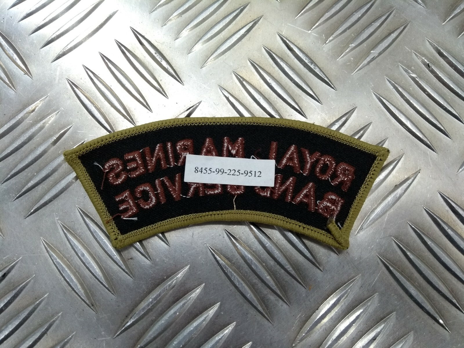Genuine British Naval RM 'ROYAL MARINES Band Service' Shoulder Patches - NEW