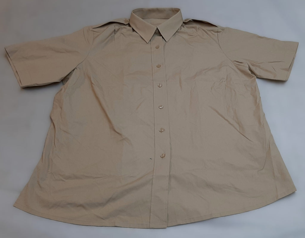 British Army Shirts x2 FAD No2 Fawn Maternity Short Sleeves Size 115cm