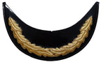 Staff Officer Peak British Oak Leaf Gold Mylar Sprig Dress Hat Visor
