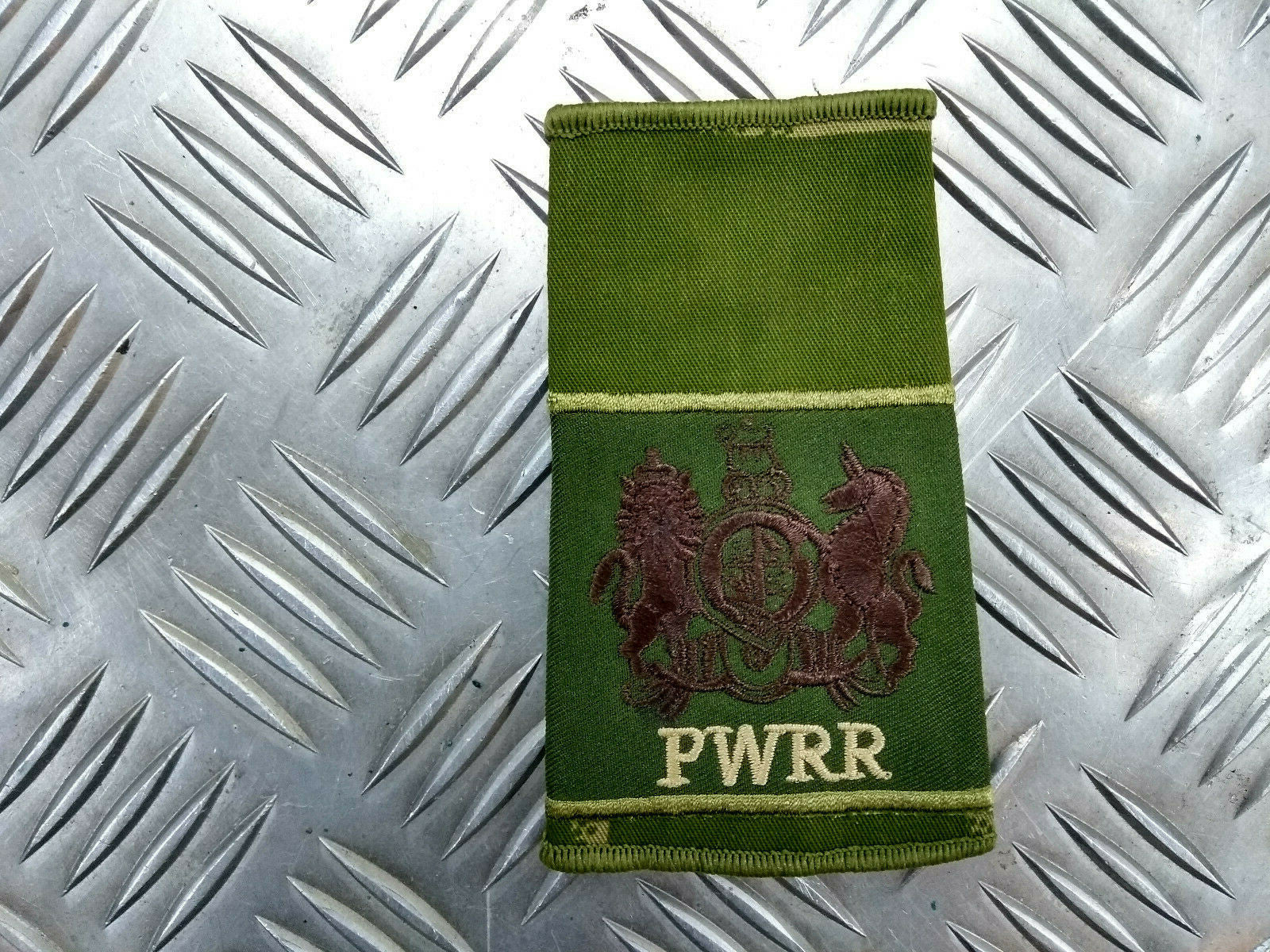 Genuine British Army PWRR Princess of Wales' Royal Regiment Rank Slide Assorted